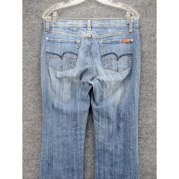 Womens Vertigo Paris Jeans Size 6 Blue Denim 16W 30.5 Inseam Decorated Pockets - Picture 5 of 10